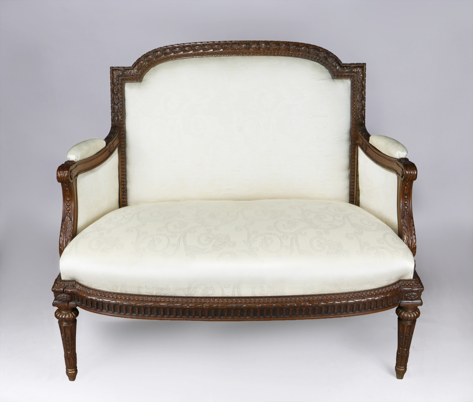  ANTIGUO SILLON MARQUISE FRANCES DE ESTILO LUIS XVI. 