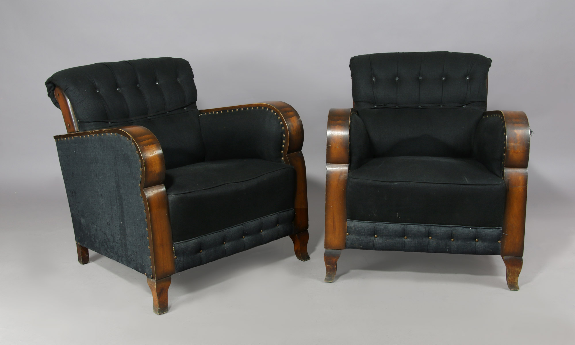  PAR DE SILLONES DE ESTILO FRANCES ART DECO. 