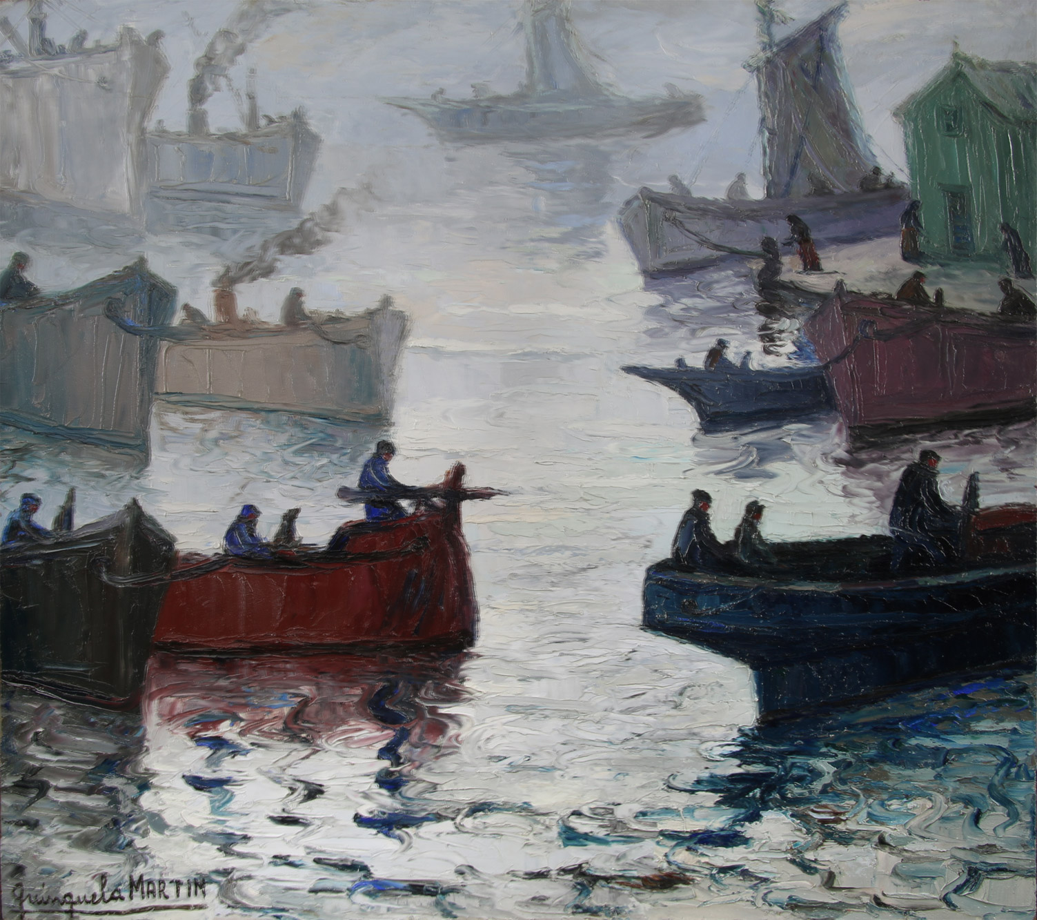 QUINQUELA MARTIN, Benito 'MAÑANA DE NIEBLA' 