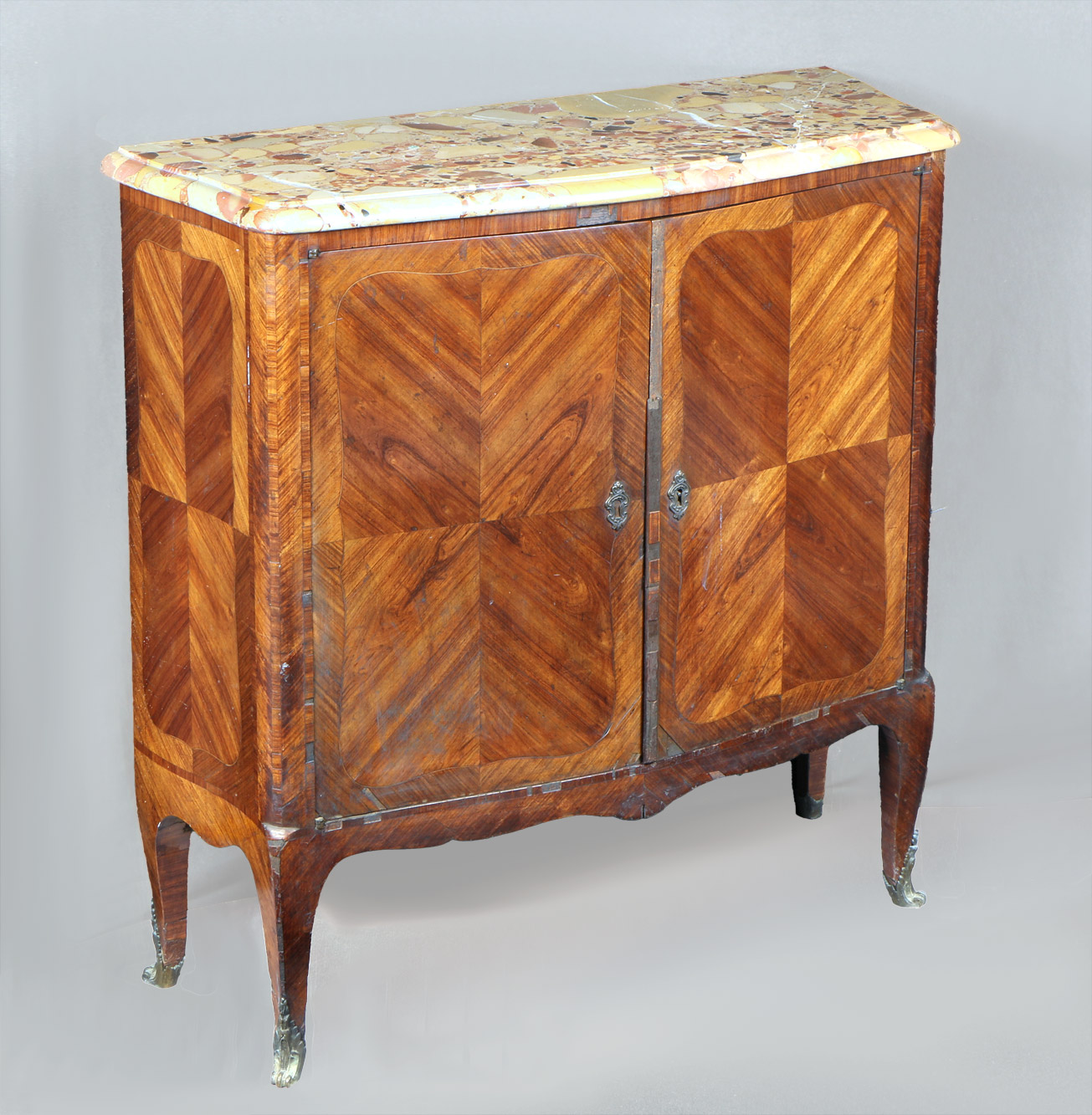  ANTIGUO MUEBLE DE ARRIMO FRANCES DE ESTILO TRANSICION.