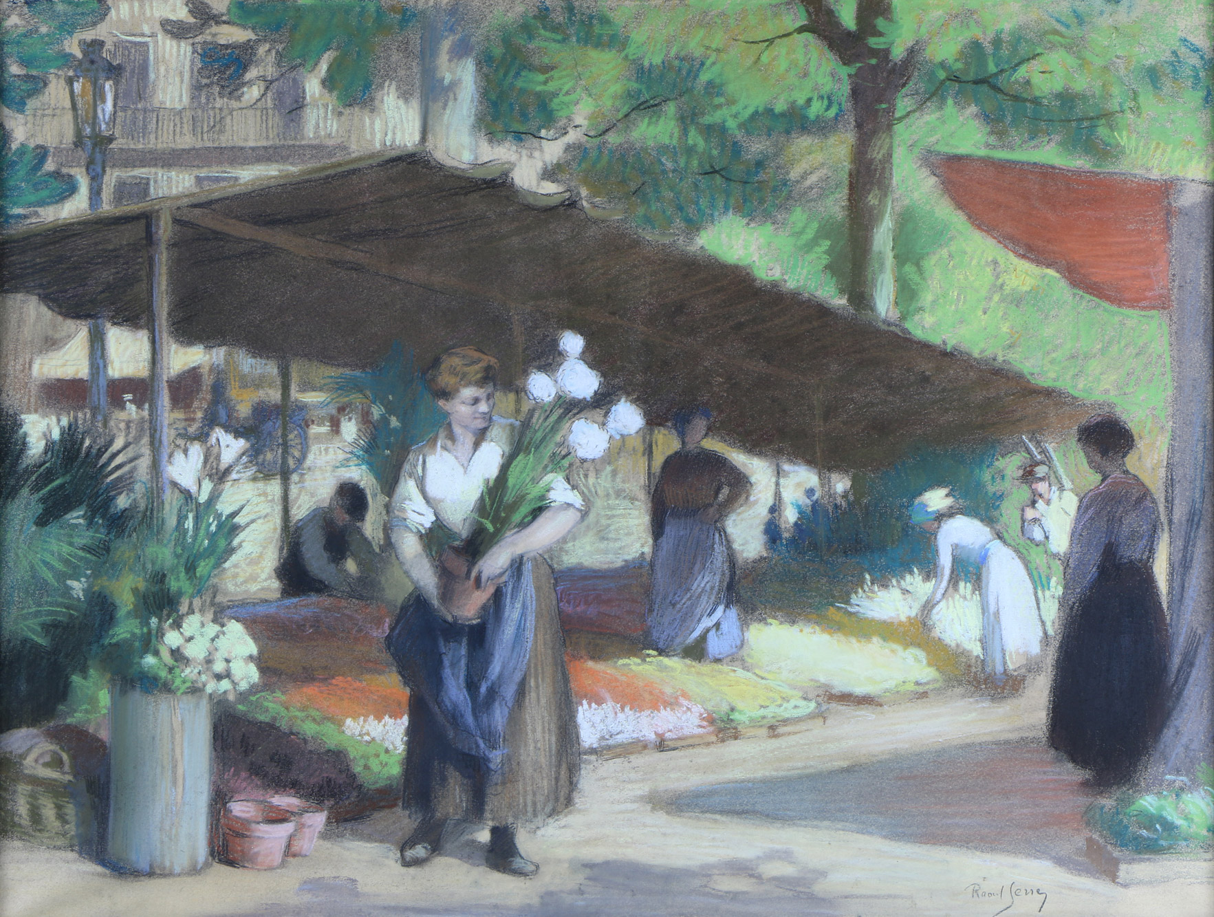 SERRES, Raoul 'MERCADO DE FLORES'