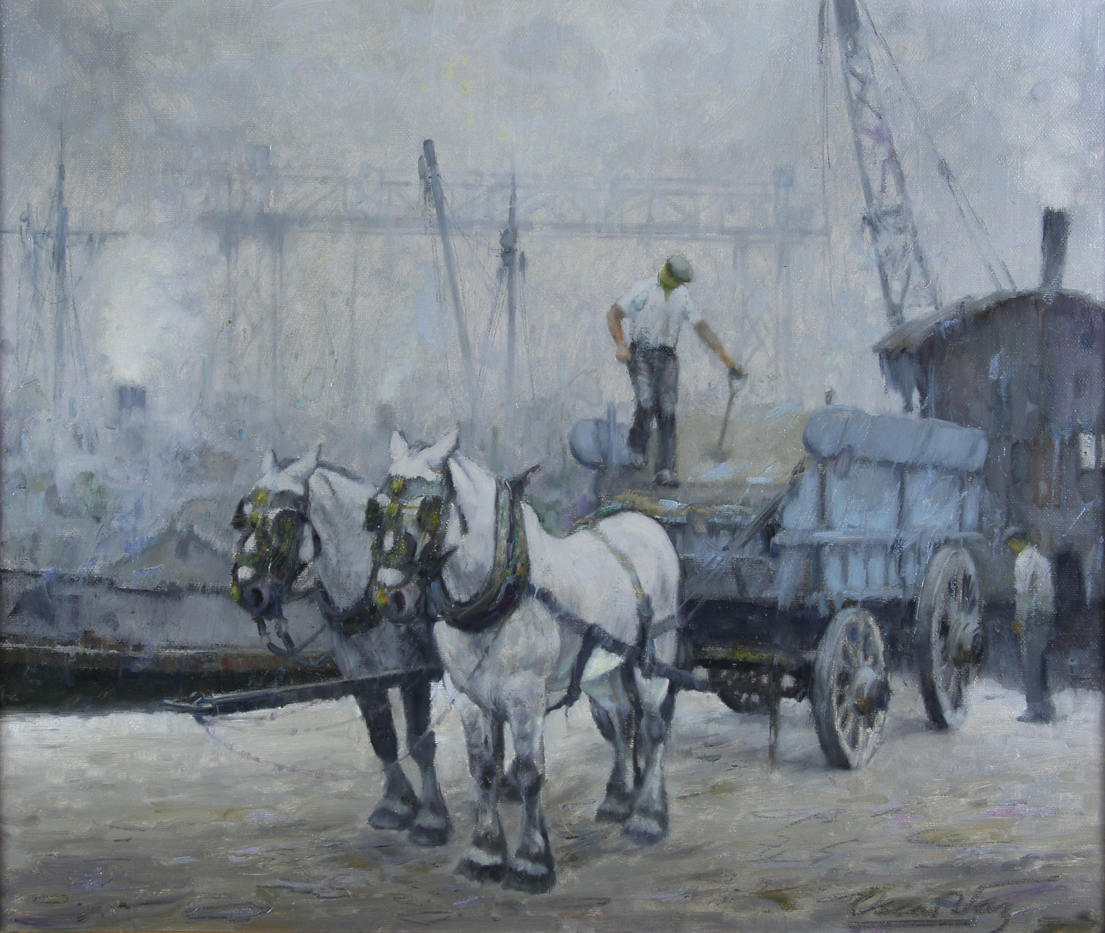 VAZ, Oscar Antonio 'CHATA ARENERA, RIBERA DEL RIACHUELO'