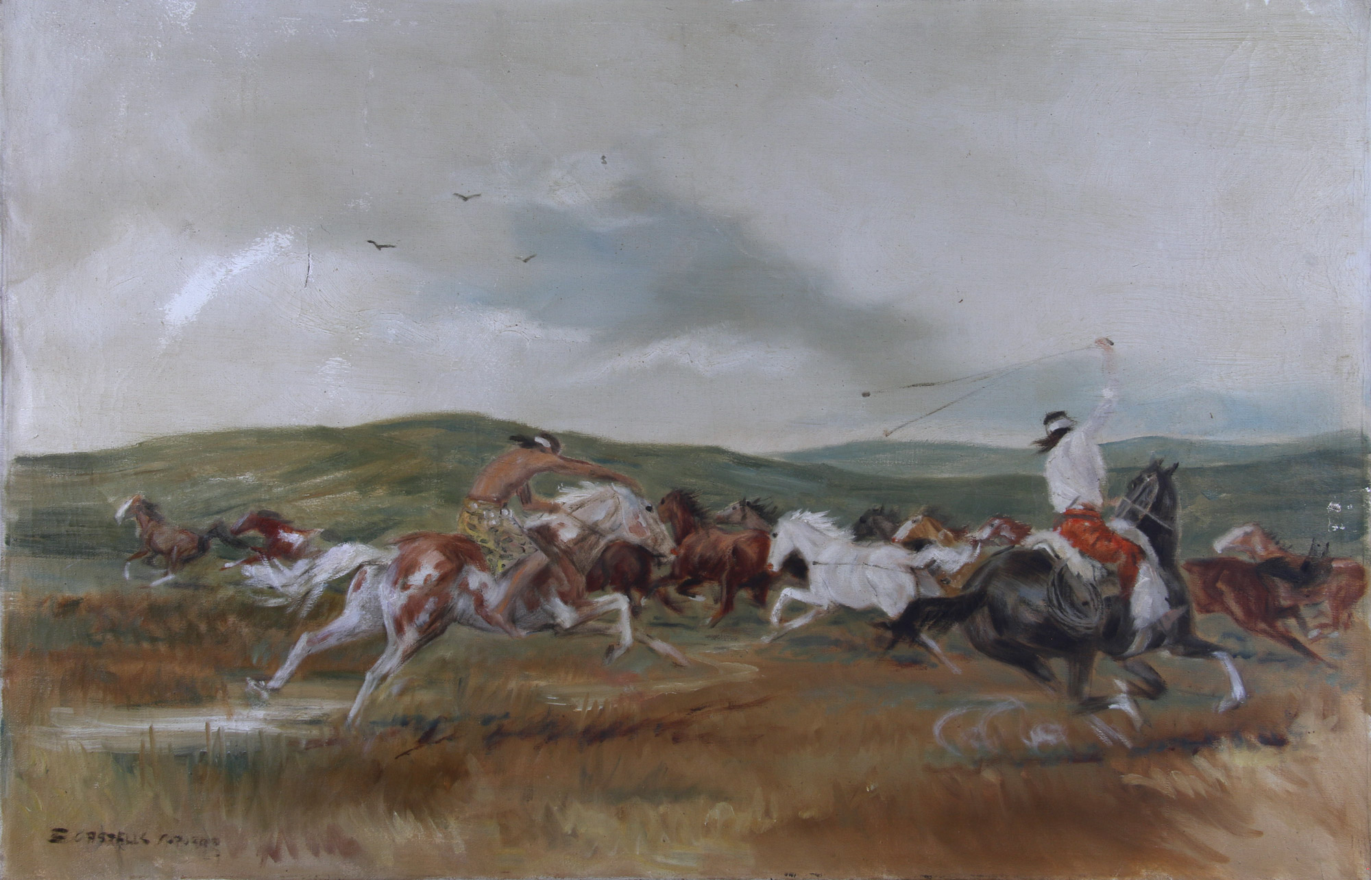 CASTELLS CAPURRO, Enrique 'BOLEANDO LA TROPILLA' 