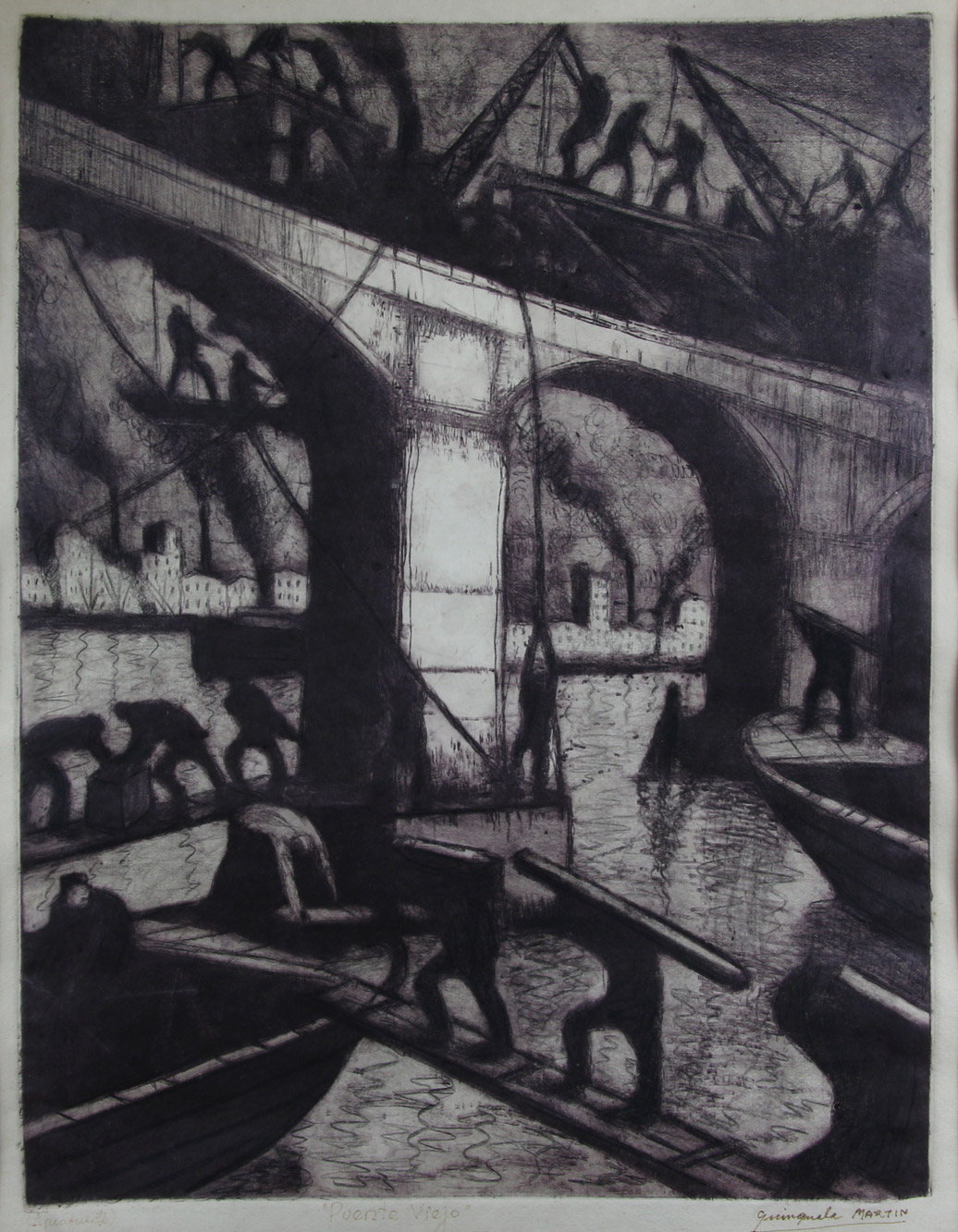 QUINQUELA MARTIN, Benito 'PUENTE VIEJO' QUINQUELA MARTIN, Benito 'PUENTE VIEJO'