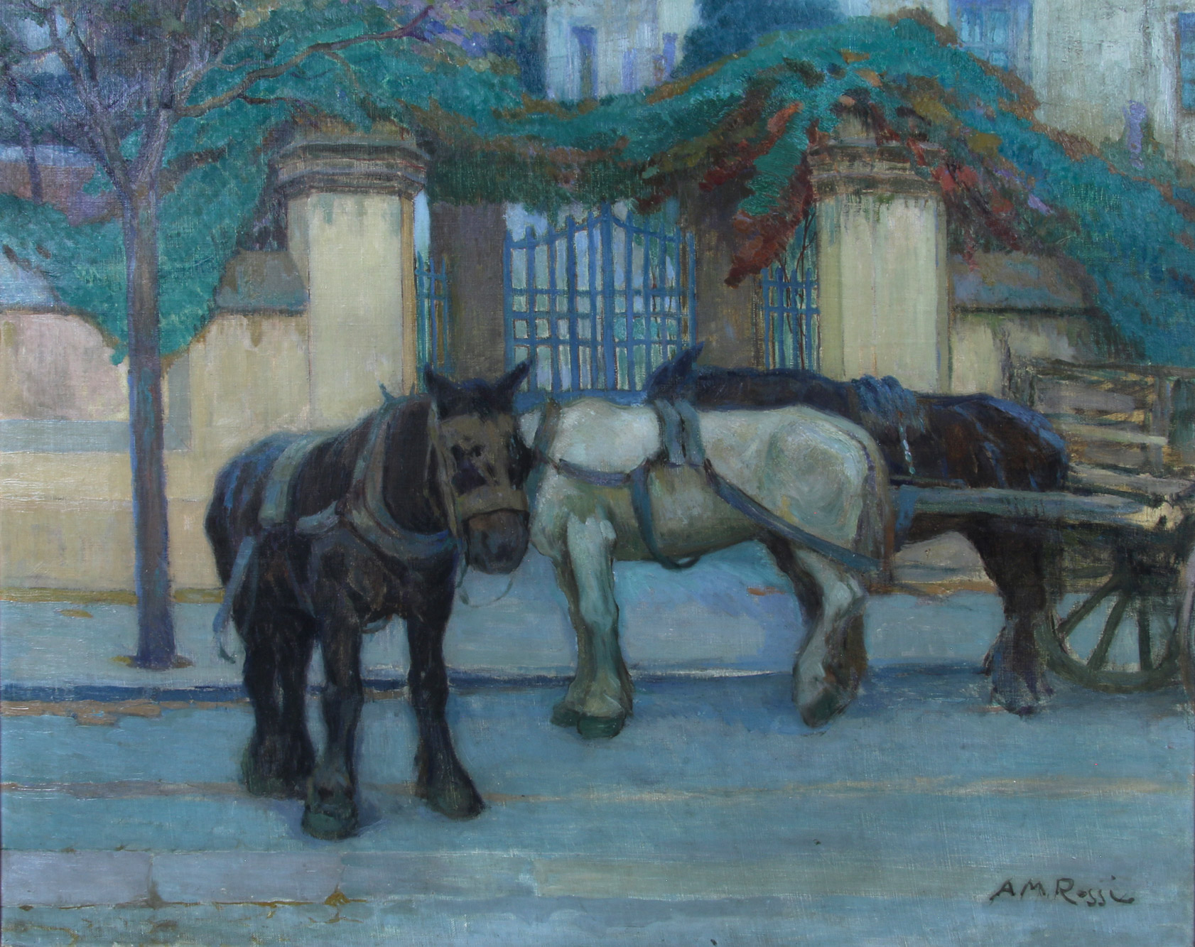 ROSSI, Alberto María 'CARROS CON CABALLOS'