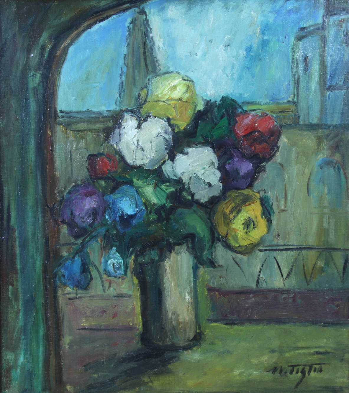 TIGLIO, Marcos 'VASO CON FLORES'