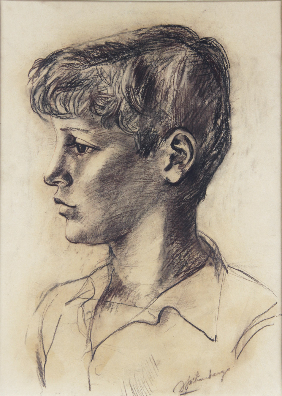 SPILIMBERGO, Lino Enea 'PERFIL DE JOVEN'