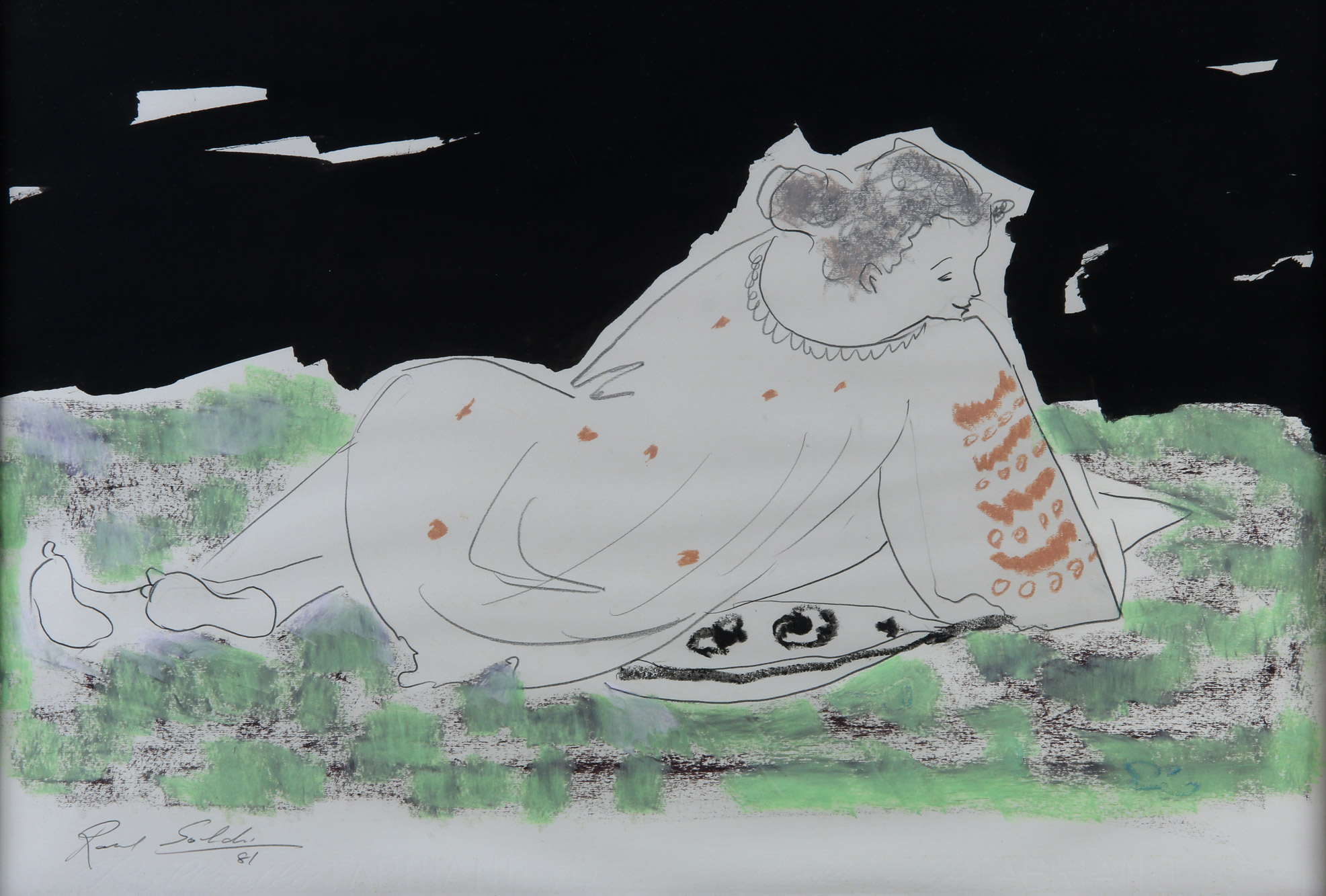 SOLDI, Raúl 'JOVEN RECOSTADA DE ESPALDAS' SOLDI, Raúl 'JOVEN RECOSTADA DE ESPALDAS'