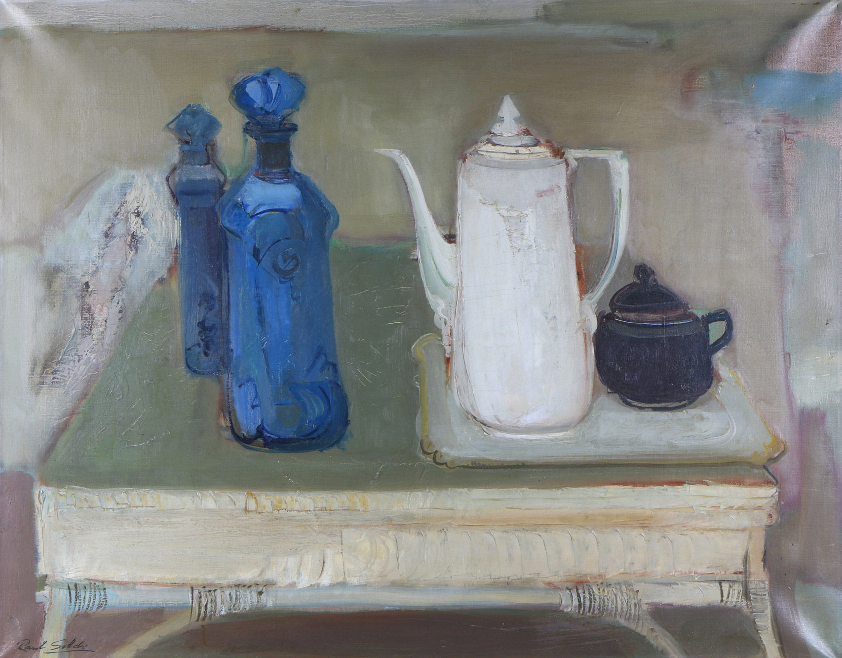 SOLDI, Raúl   �BOTELLON AZUL Y PAVA BLANCA�