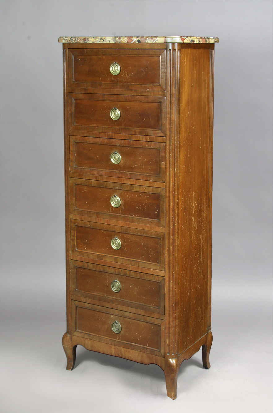  CHIFFONIER SEMAINIER DE ESTILO FRANCES LUIS XV. 