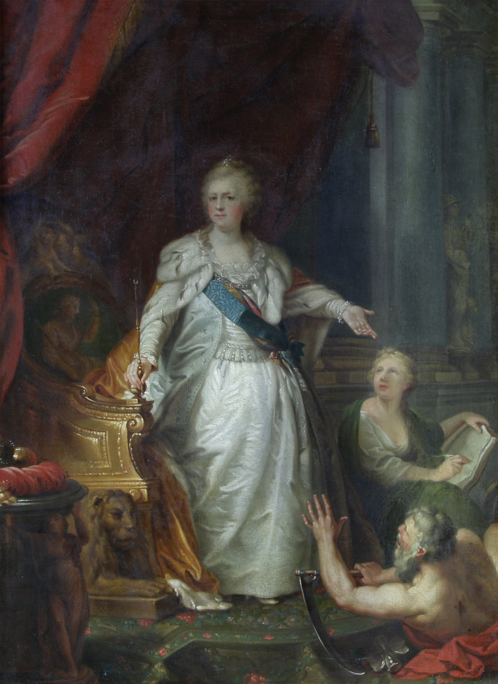 ANONIMO 'RETRATO DE CATALINA II DE RUSIA' ANONIMO 'RETRATO DE CATALINA II DE RUSIA'