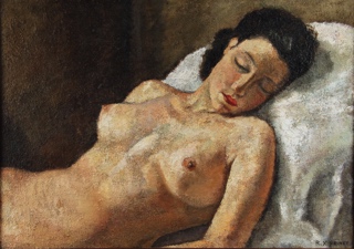 Lote 44: PRINET, René Xavier François 'DESNUDO FEMENINO' 